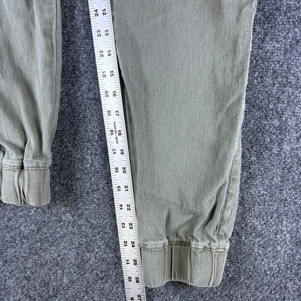 Almost Famous Olive‎ Green Cargo Jogger Pants Tapered Utility Mens Size 27x26